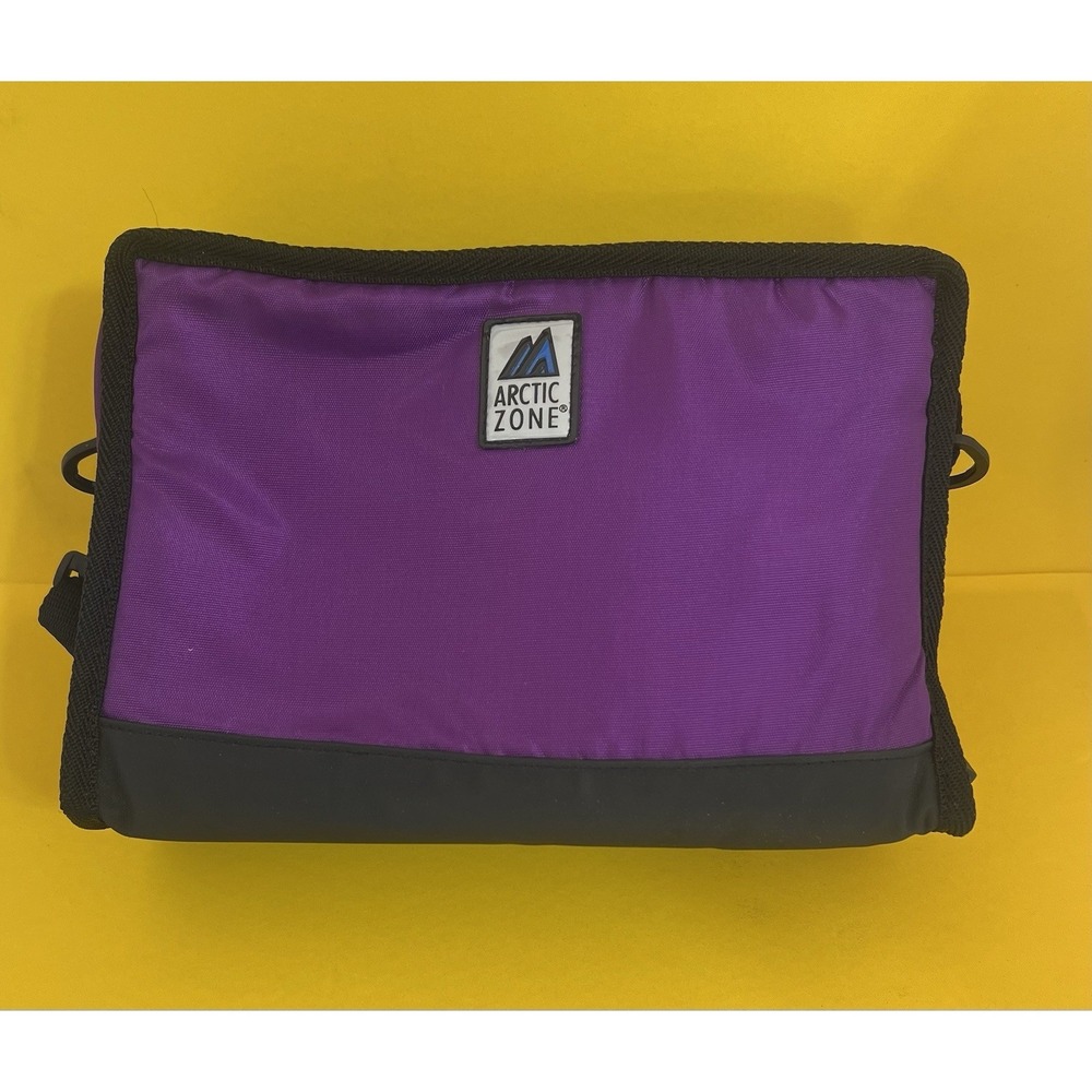 Artic Zone Purple Insulated Lunch Bag With Food Container‎ Soft Sided 10"